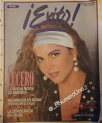 LUCERO REVISTA EXITO 1992
