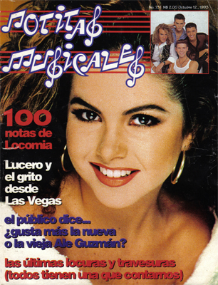 LUCERO revista NOTITAS MUSICALES SEP 93