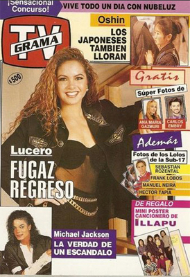 LUCERO revista TVGAMA CHILE 93