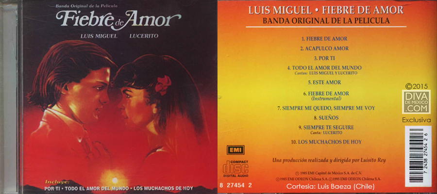 lucerito fiebre de amor cd 1995 chile
