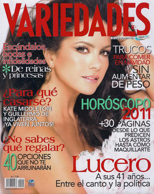 LUCERO REVISTA VARIEDADES 2010