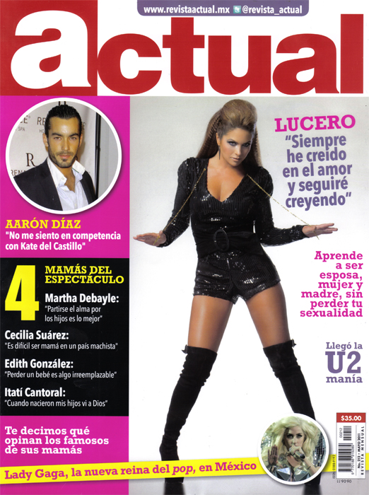 LUCERO revista ACTUAL 2011